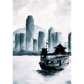 Hong Kong Junk Boat