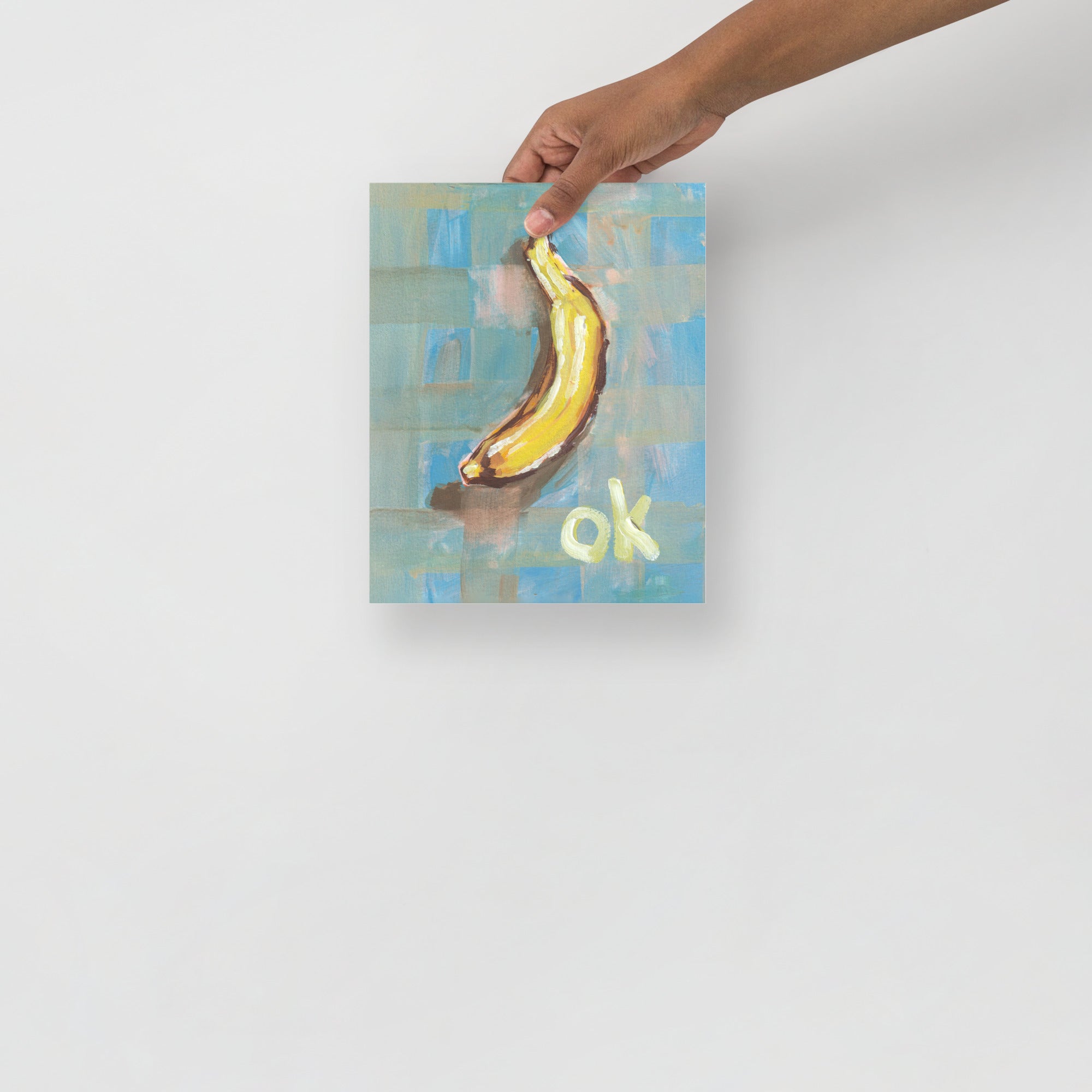 OK Banana – Original Gouache Art Print